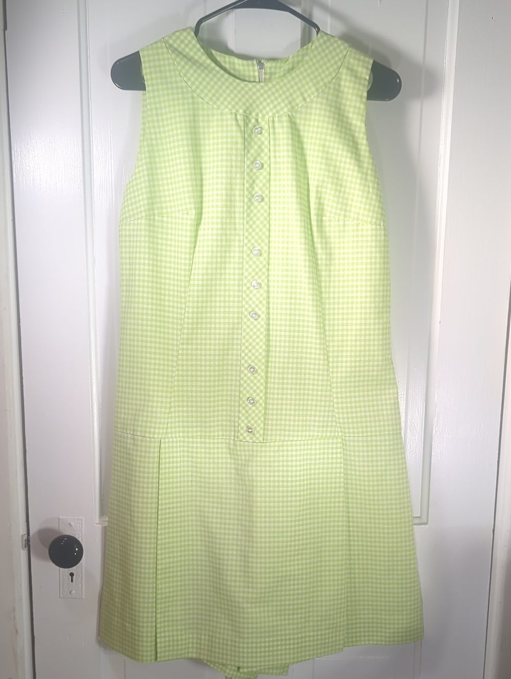 Vintage Romper Skort With Dropped Waist Handmade